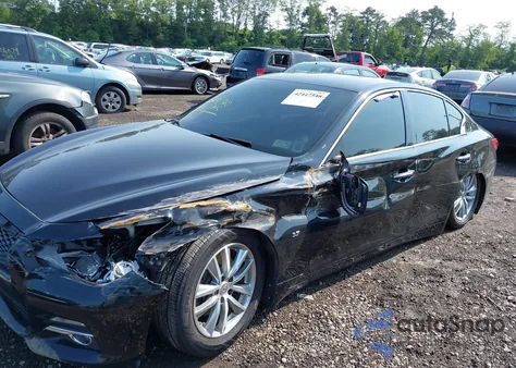 2015 Infiniti Q50 Premium/Sport z USA, uszkodzony, nr VIN JN1BV7AR1FM404154